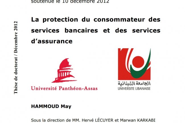 La protection du consommateur des services bancaires et des services d’assurance