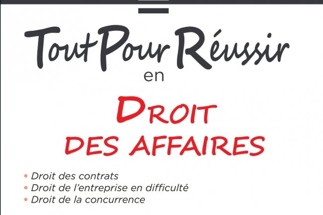 Ouvrage réussir en droit de affaires