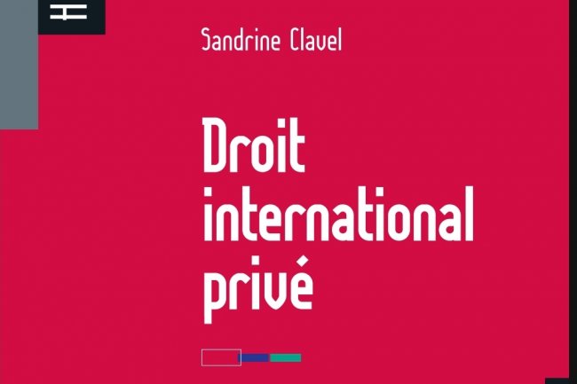 Ouvrage Droit international privé 