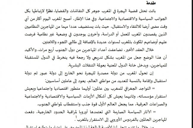 الاستراتيجية الوطنية للهجرة واللجوء وتحديات الإدماج