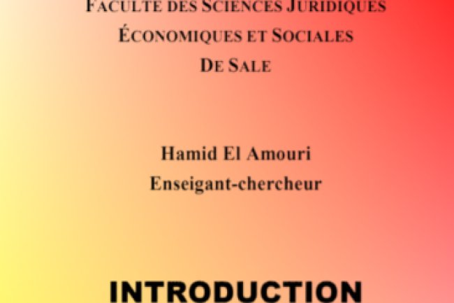 ouvrage INTRODUCTION À L'ETUDE DU DROIT