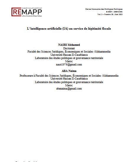 L’intelligence artificielle (IA) au service de légitimité fiscale